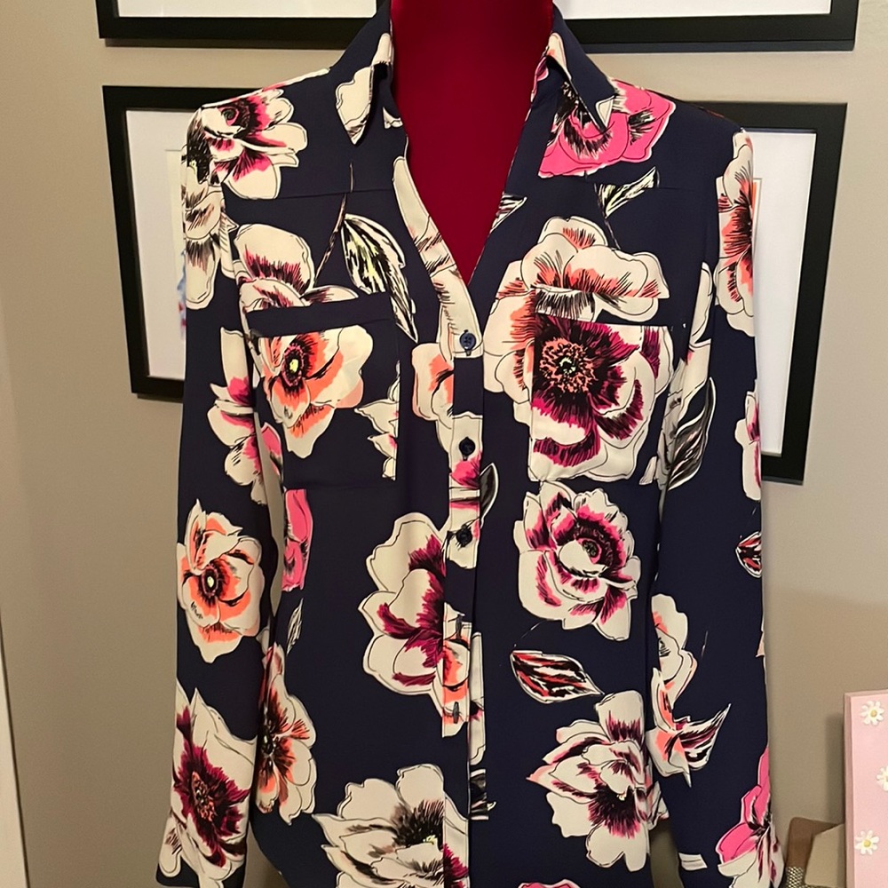 Express Portofino shirt in floral print